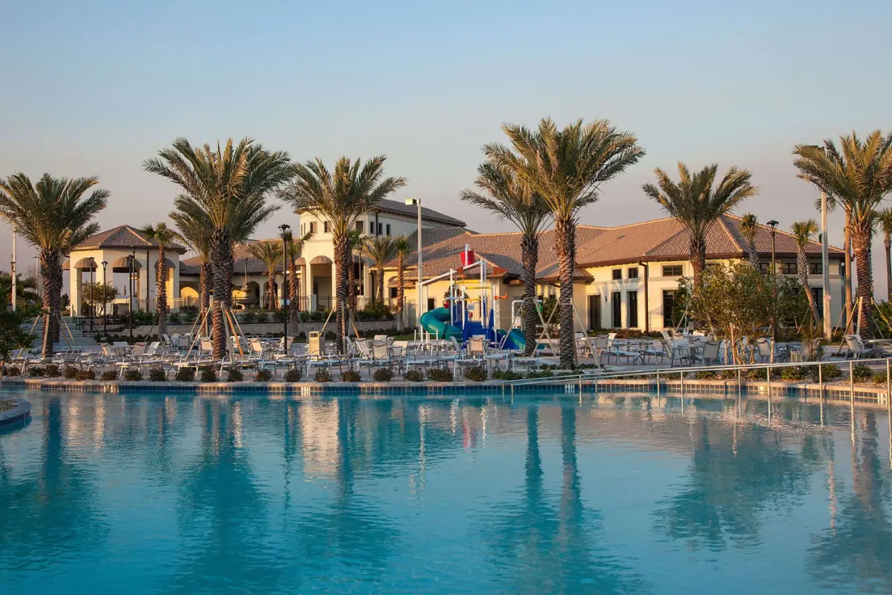 Oasis Club pool and clubhouse in ChampionsGate